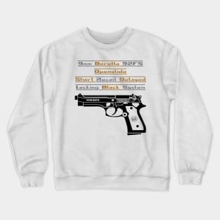 Handgun Beretta 92FS Crewneck Sweatshirt